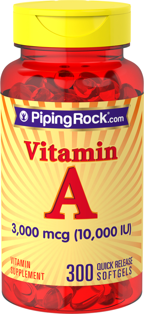 vitamin a 10000 iu 300 quick release softgels 1515